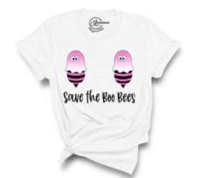Save the Boo Bees tee breast cancer awareness