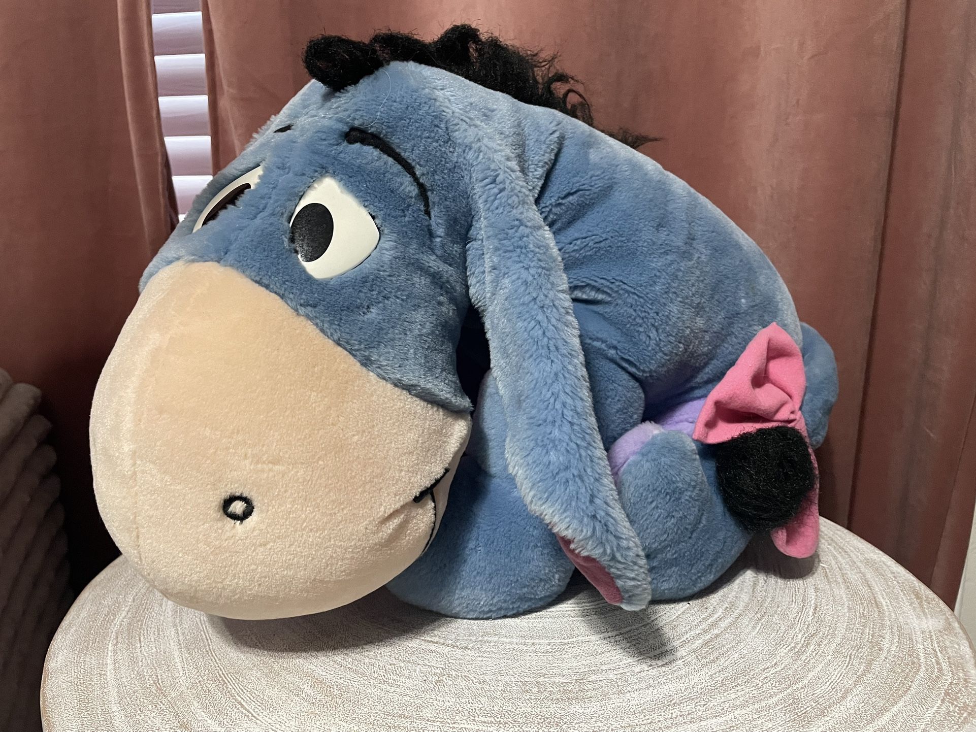Vintage 90s Walt Disney Eeyore Winnie The Pooh Plush Mattel 18”