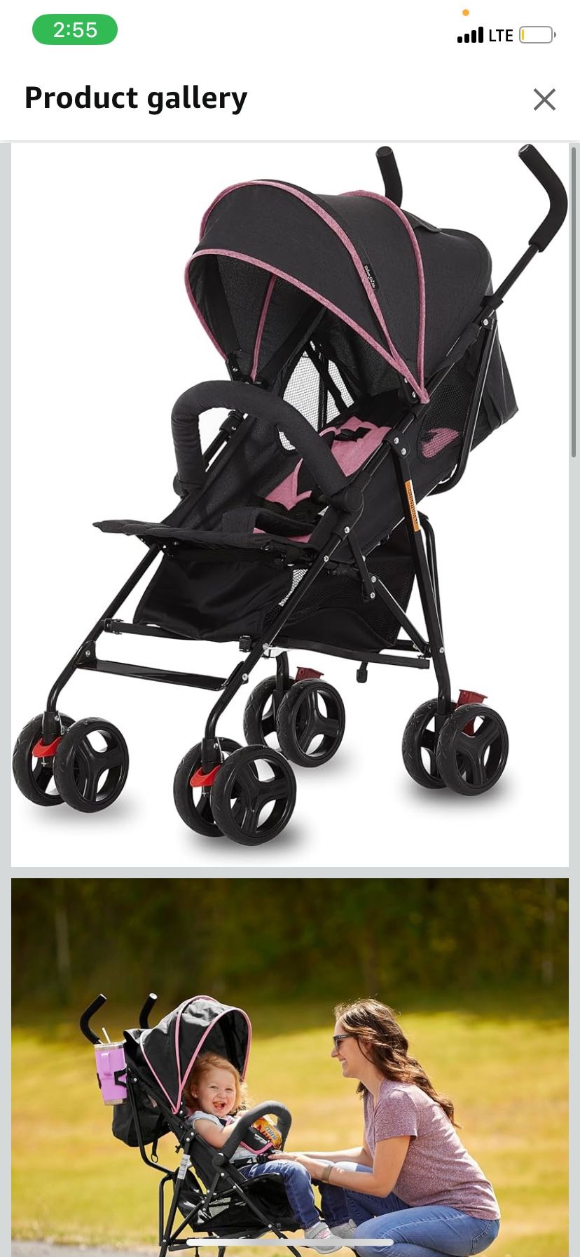 New Baby Stroller Conpact  $69 