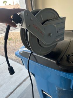 Pressure washer hose reel