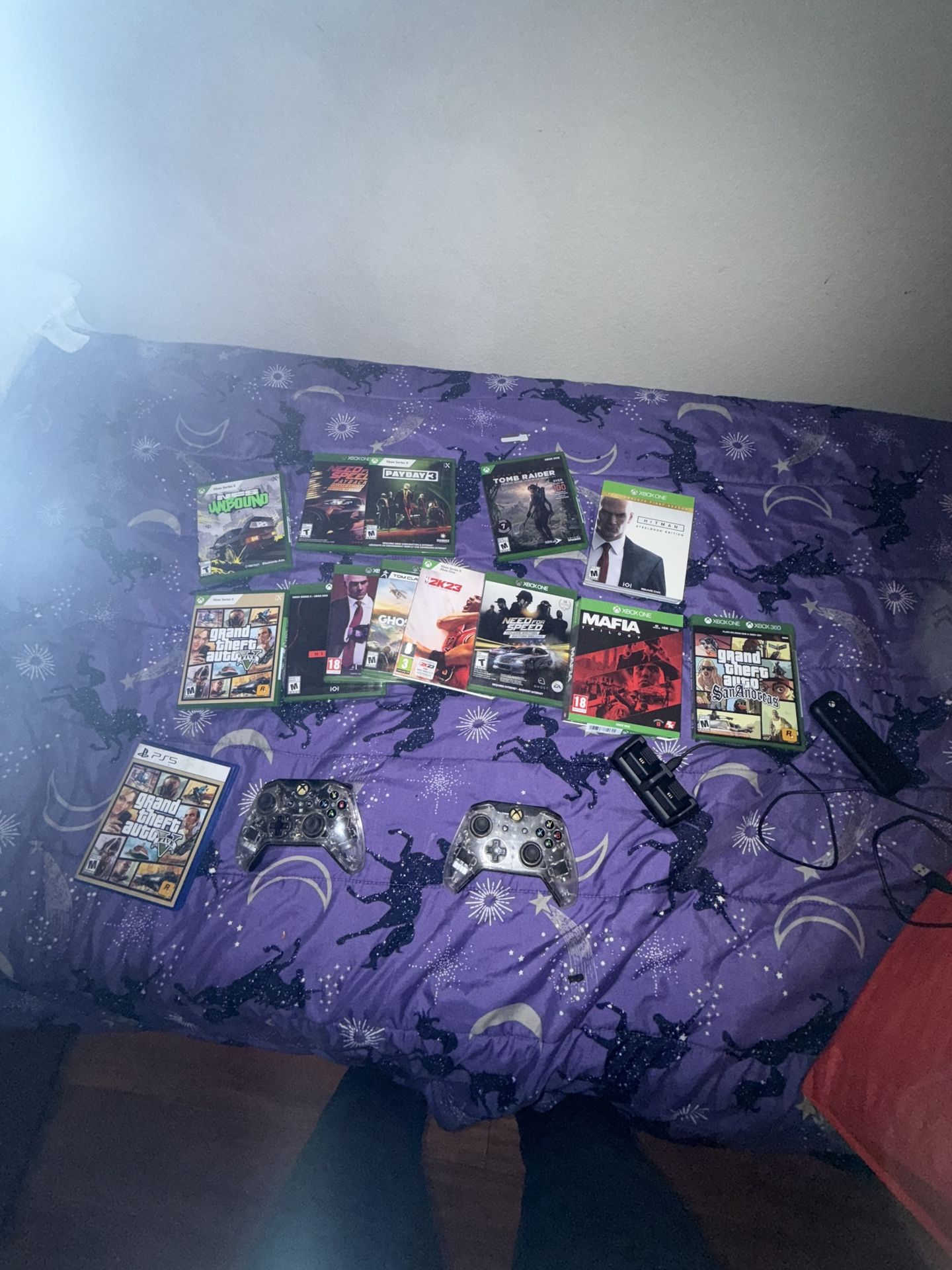 Games with controller. 50 or offer best price!
