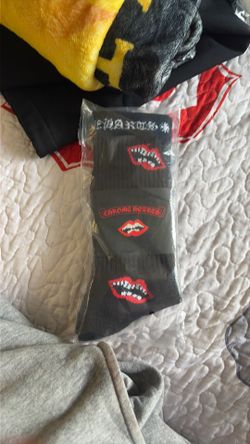Chrome heart socks