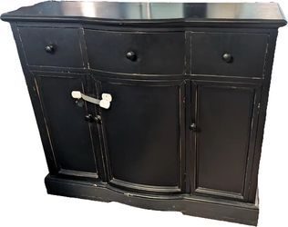 Black Wooden Cabinet
