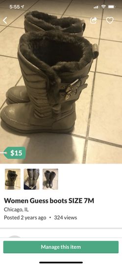 Women Guess boots size 7m