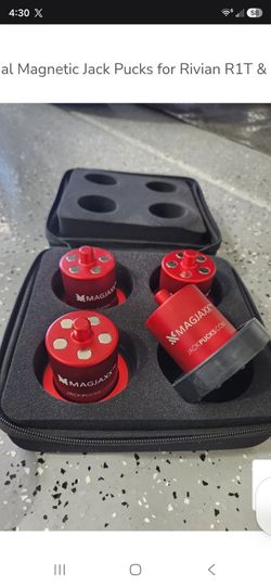 MAGJAX Jack Pucks for Rivian R1T / R1S – Set of 4