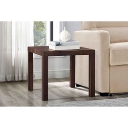 Mainstays Parsons End Table Canyon Walnut