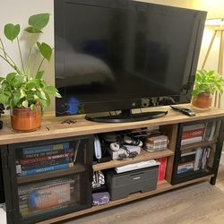 Industrial TV Stand/ Media center