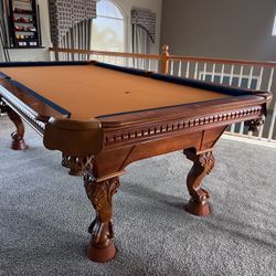 Pool Table 8ft- FREE DELIVERY- NEW FELT- NEW POCKETS- ANY COLOR