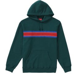 Supreme Chest Strip Logo Hoodie 