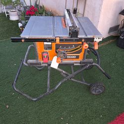 RIDGID table saw scissor stand