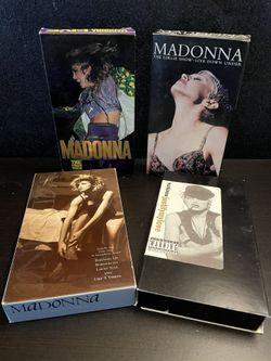Madonna VHS concerts and videos