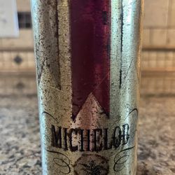 Vintage Michelob 12oz  Top Pull Tab Empty Beer Can Gold Red Black Eagle
