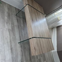 Lightly Used Coffee Table Glass & Wood