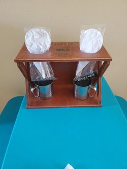 Handmade Wooden Coffee Maker 
