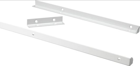 ClosetMaid SuiteSymphony Top Shelf Support Bracket Kit, Pure White