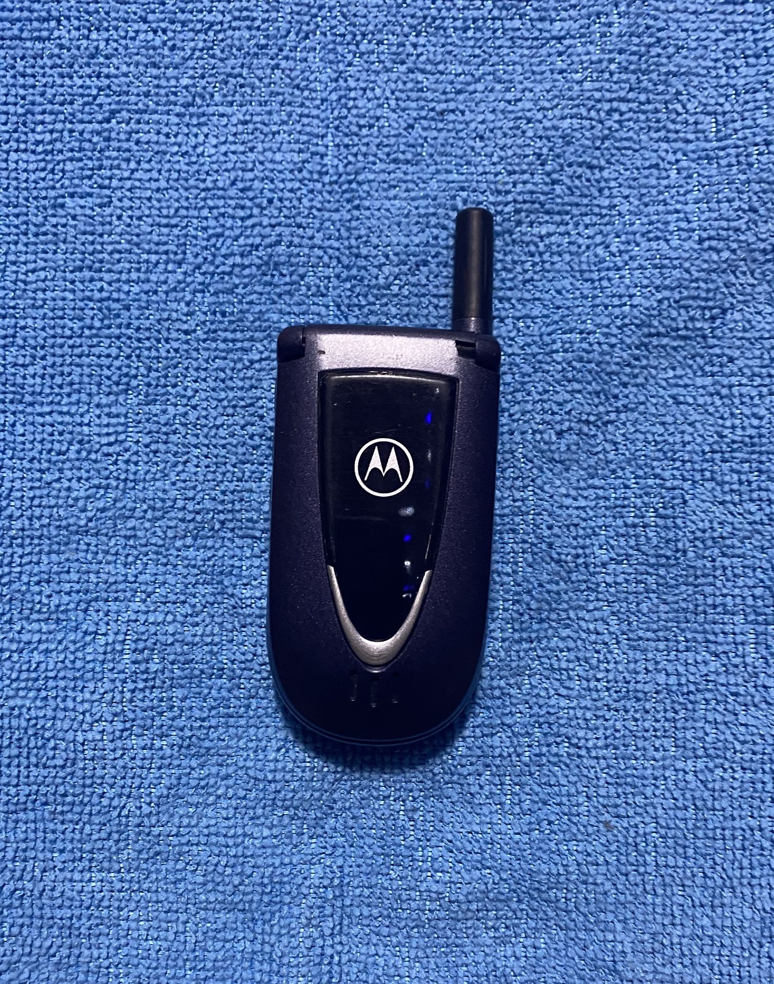 Motorola V66 - Blue and Silver ( T-Mobile ) Very Rare Cellular Flip Phone