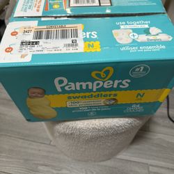 Pampers Swaddlers Diapers 84 Count Size Newborn