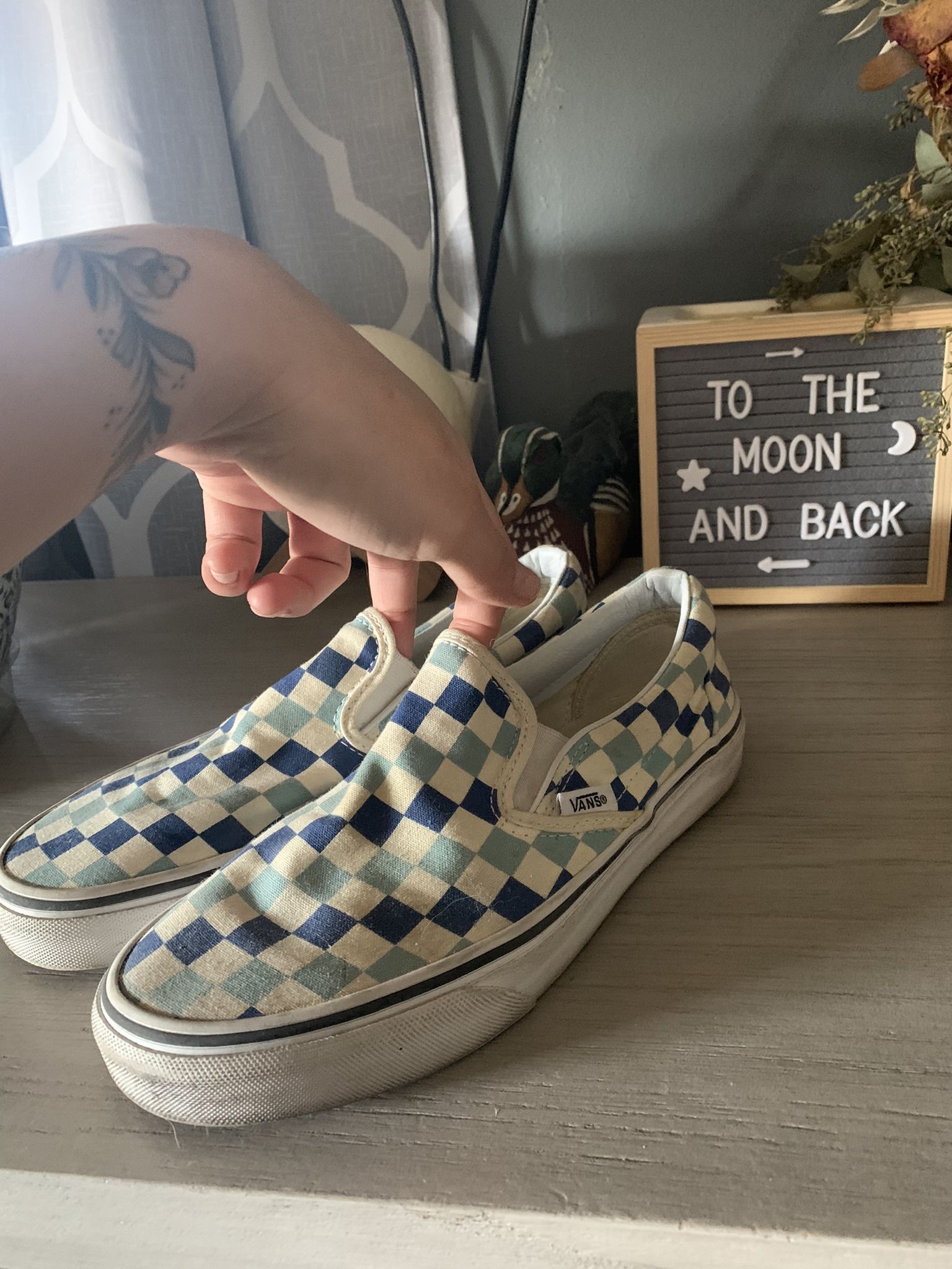 Checkered Vans