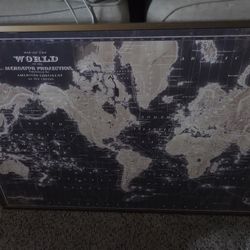 Framed President's And Canvas World Picture 