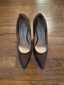 Women’s Luciano Padovan brown snake pattern shoes Size 39
