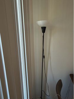 Two IKEA floor lamps – $10 for both.
