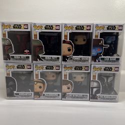 Star Wars Book Of Boba Fett Funko Pop Lot