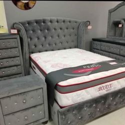Queen Bedroom Set Available For Immediate Delivery