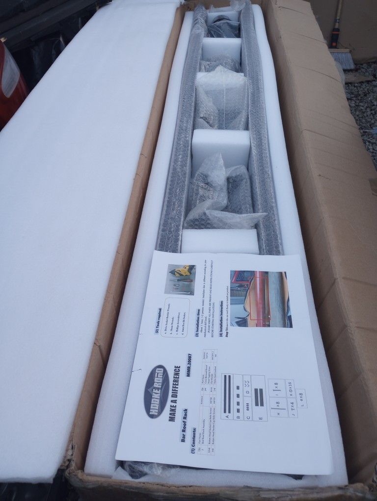 New HOOKE Road Bar Roof Rack Wragler JK 2007-2018.
