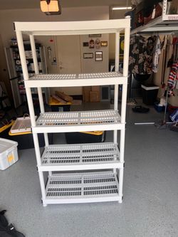 5-Tier plastic shelve