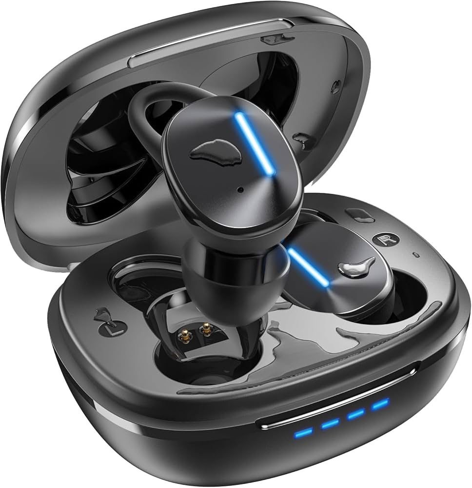 Wireless Earbuds IPX8 Waterproof Touch Control, Bluetooth 5.3 in Ear Headphones with Charging Case, TWS Headset for Phone,Samsung,Android, Sport and W