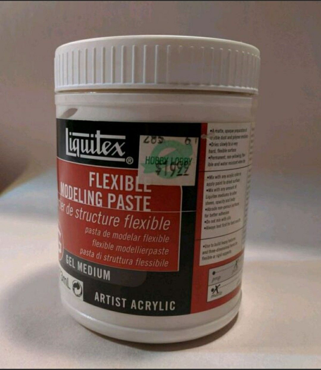 flexible modeling paste art supplies