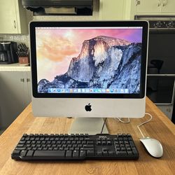 Apple iMac 21.5 Inch Desktop Computer - 320GB Hard Drive / DVD Drive / Mac OS Yosemite