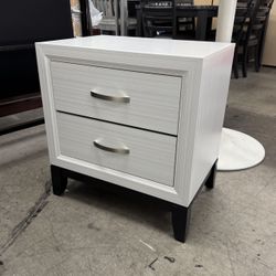 BRAND NEW Nightstand, White Nightstand 