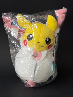 Pikachu Sylveon Nebukuro Plush Plushie Stuffed Animal Toy Nintendo Pokémon Japan Collectible by Banpresto