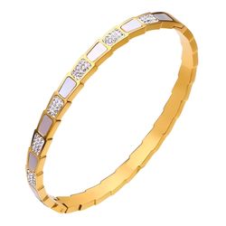 GOLD PLATED STAINLESS STEEL BRACELET