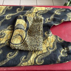 On Sale! African Fabric Bag Made In Malawi