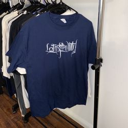 Longey RETNA T-shirt blue NEW size LARGE 