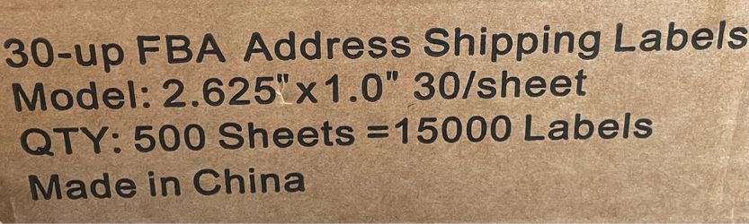Address Shipping Labels