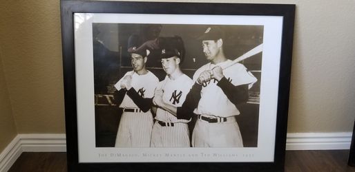 NY Yankees framed wall art 27x35