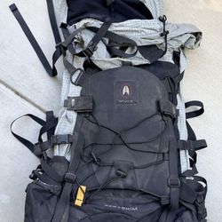 Northface Mule Hiking Backpack Grey