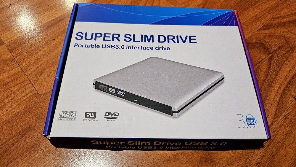 USB 3.0 DVD/ RW Slim Drive
