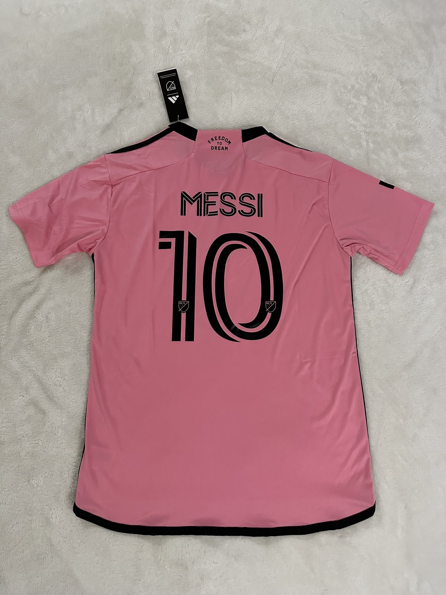 Small Lionel Messi Pink Soccer Jersey Inter Miami #10