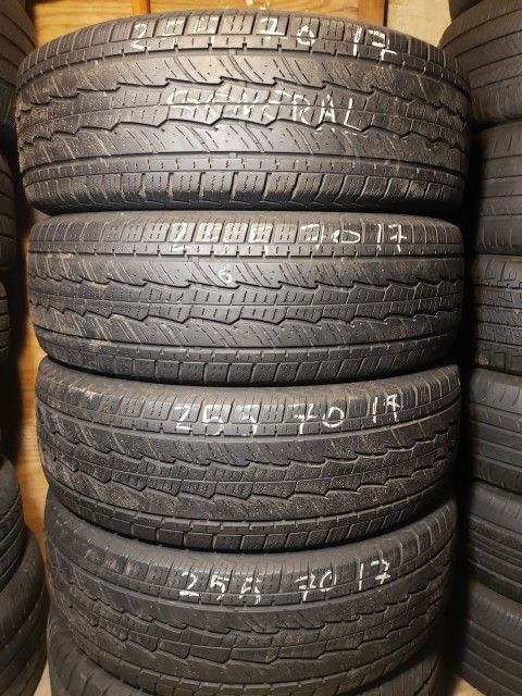 4 Used Tires 255 70 17 General 