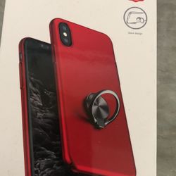 Baseus Red iPhone X Ring Case