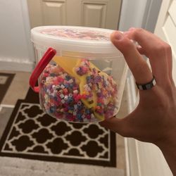 Jar Of Beads With Palettes