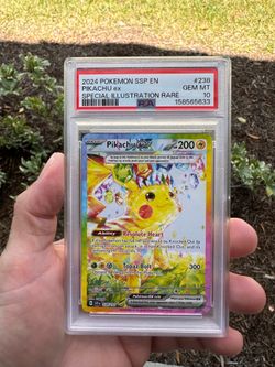 Pikachu from surging sparks psa 10