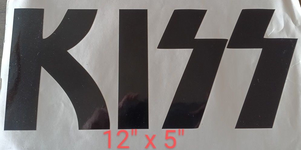 Kiss Permanent Vinyl Decal