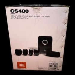JBL CS480 5.1 Channel Home Theater Speaker System – NEW/OB