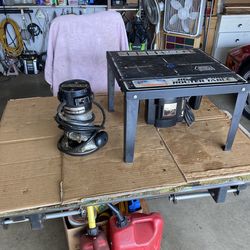 Electric routers and table