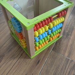 Wooden Activity Cube